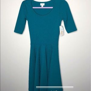 XS TEAL LuLaRoe Nicole Dress